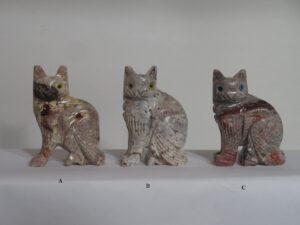 Soapstone Animals Cat