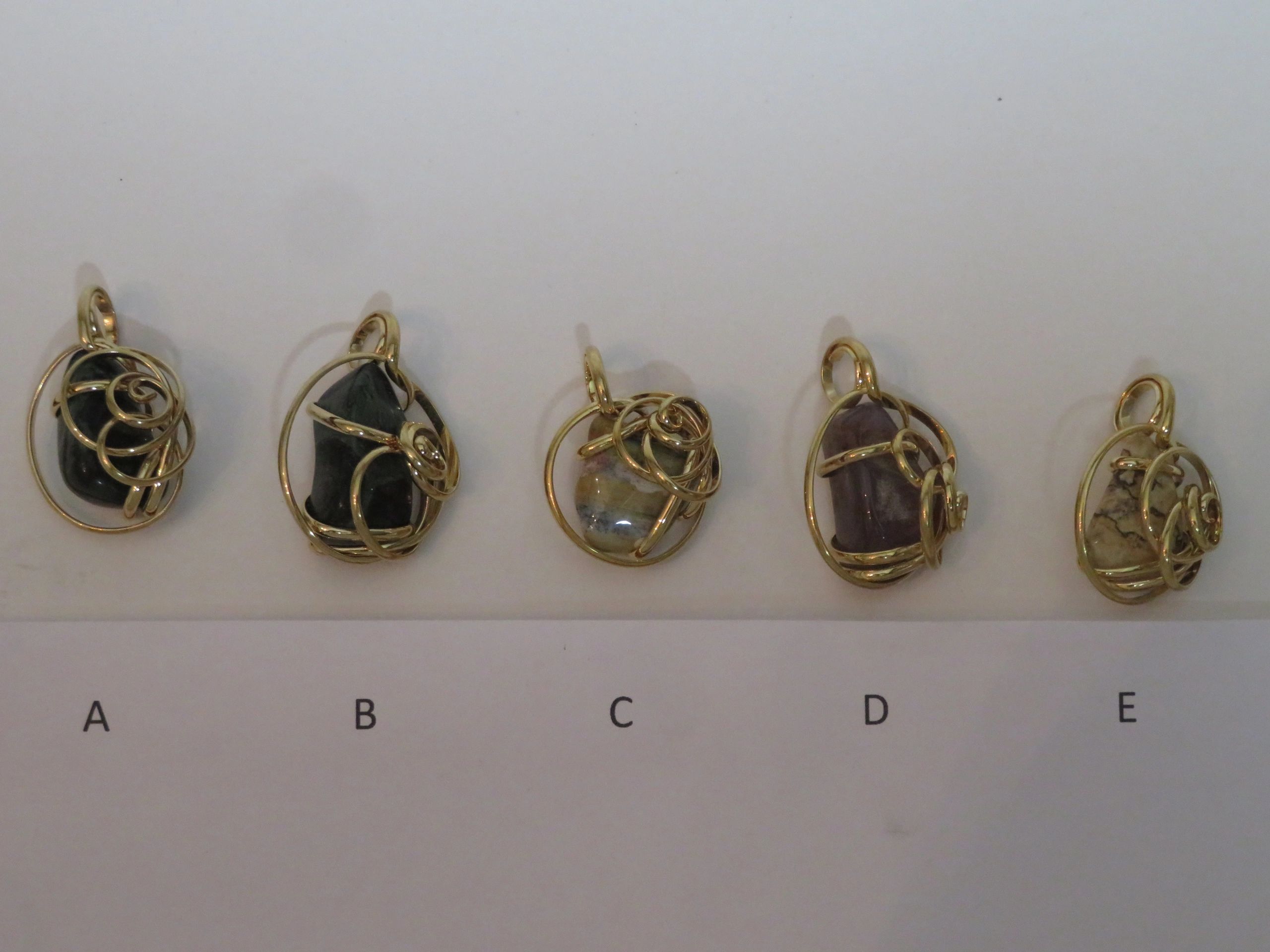 Wire Wrap Pendants