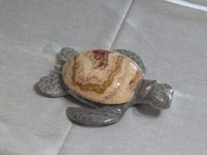 Turtle Soap Dish with Lid