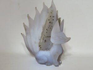 9 Tailed Fox Banded Grey Agate Druzy