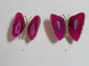 Geode Slice Butterflies
