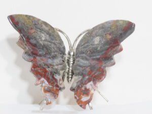 Semi Precious Stone Butterfly Mariposa Jasper