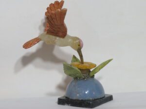 Hummingbird on Half Ball Large