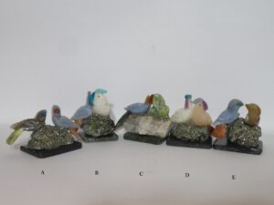 Love Birds on Base Pyrite