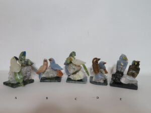 Love Birds on Base Crystal