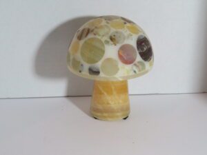 Onyx Lamp With Cord - Mushroom