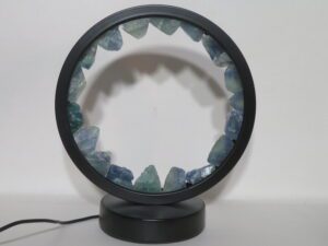 Round Desk Light Fluorite with Adjustable Switch and Adjustable Brightness
