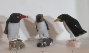 Carved Stone Animal Penguin