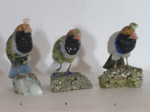 Carved Stone Animal Quail