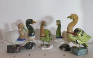 Carved Stone Animal Goose