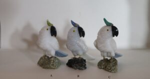 Carved Stone Animal Parrot