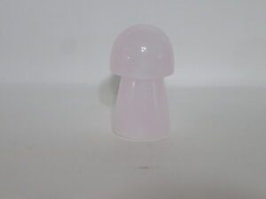 Small Carved Stone Mushrooms Pink Calcite