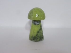 Small Carved Stone Mushrooms Serpentine