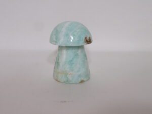 Small Carved Stone Mushrooms Caribbean Calcite
